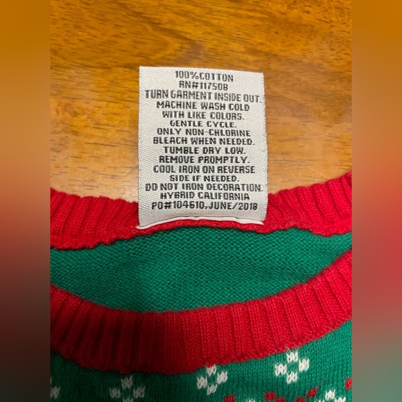 Well Worn Brand Toddler Christmas Sweater Meowy Christmas 18 Months - Picture 4 of 4